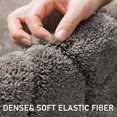 thumbnail image 3 of Large Dog Door Mat for Mud Paws, 24x59 Absorbent Dirt Trapper Long Door Mat, Non-Slip Washable Mud Mat for Dogs, Microfiber Soft Pet Rug Mat for Entryway, Dog Paws, Patio (Gray), 3 of 10