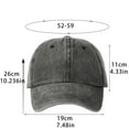 thumbnail image 3 of hengsof Vintage Washed Cotton Plain Baseball Caps Adjustable Unstructured Soft Blank Casual Ball Hats for Men Women, 3 of 6