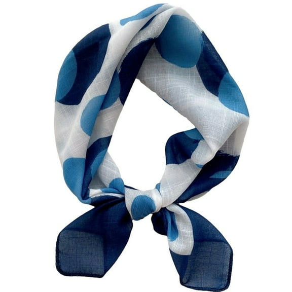 Jiibva Cotton Linen Women Square Scarf Bandana Flower Printed Foulard Neck Silky Square Bandana Shawl Gift For Lady Hijab Accessory