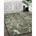 thumbnail image 2 of Ahgly Company Indoor Rectangle Abstract Dark Olive Green Abstract Area Rugs, 4' x 6', 2 of 6