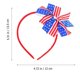 thumbnail image 3 of America Flag Hair Clip Kids Baby Girls Bowknot Hairpins for Independence Day 4th of July National Day, 3 of 4