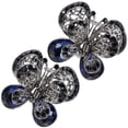 thumbnail image 4 of Miangastore Elegant Claw Clip Blue Metal Small 2Pcs 1.7In, 4 of 9