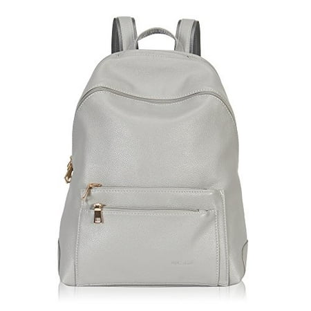 Faux Leather Backpack for Women Dressy Campus Backpack