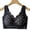 Black, variant on Women’s Bras Wireless Jelly Bras for Women No Underwire with Support Brown L