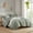 Sage Green#0, variant on Cotton Bedding Set 3-Piece Queen 3 Piece Ruffle Printed Quilt Set,Sage Green,Comforter Set
