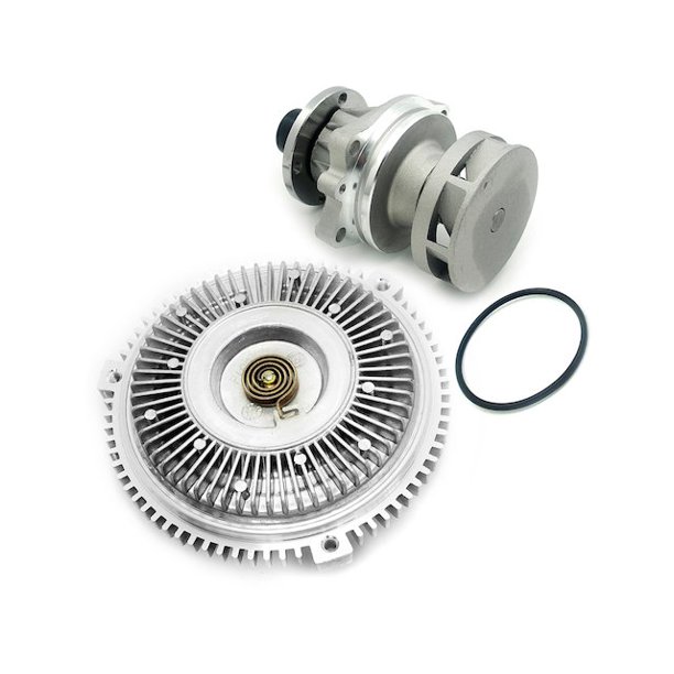 Fan Clutch and Water Pump Kit Compatible with 2001 2005 BMW 330i