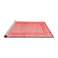 thumbnail image 2 of Ahgly Company Machine Washable Indoor Rectangle Abstract Red Modern Area Rugs, 8' x 12', 2 of 4