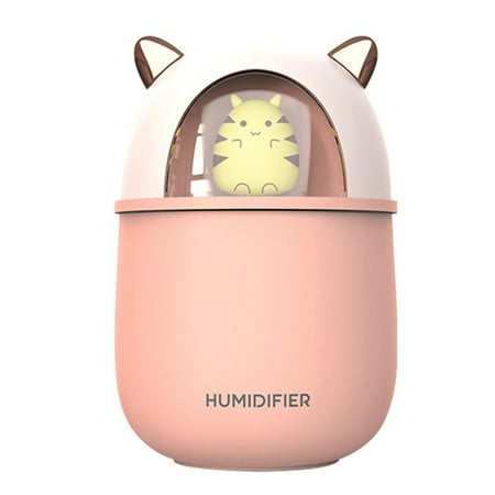 

Portable Mini Humidifier Cute Creatives Shape Super Quiet Humidifier for Bedroom Home Office