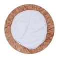 thumbnail image 3 of Fitted Vinyl Table Cloth Cover Elastic Edged Flannel Backed  Waterproof Wipeable Tablecloth for 43”-56”  Tables, 3 of 8