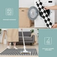 thumbnail image 6 of Black White Diamond Checkered Pattern Kitchen Rugs Sets Of 3,Kitchen Runner Rugs Non Skid Washable,Decorative Kitchen Floor Mats for Kitchen,Sink,Laundry,17"x30"+ 17"x47" + 17"x59", 6 of 6