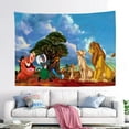 thumbnail image 1 of The Lion King Characters Classic Backdrop Fashion Background for Bedroom Home Wall Decor (39.37x29.52inch/100x75cm), 1 of 8