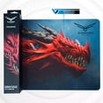 thumbnail image 4 of Tapete Mouse Pad Gaming Naceb Dragox Virtual Zone Rojo Microfibra 240mm x 310mm, 4 of 4