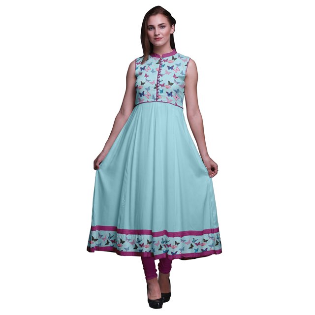 Bimba butterflies Ladies Button Down Print Dress A-Line Cocktail Party Shirt Dress-Medium