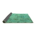 thumbnail image 2 of Ahgly Company Indoor Rectangle Abstract Turquoise Blue Modern Area Rugs, 5' x 8', 2 of 4