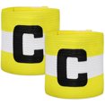 thumbnail image 1 of SKISUNO 2Pcs Nylon Captain Bands Soccer For Quick To Use In Football for Fan Gear, 1 of 7