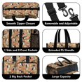 thumbnail image 3 of Teacher Tote Bag,Boston Terrier and Flower Teacher Utility Tote Bag,Large Work Tote Bags for Women with Multiple Pockets,Top Zipper Closure,13.8x10.6x6.7 Inch, 3 of 5