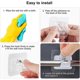 thumbnail image 4 of 4pcs Self Adhesive Curtain Rod Bracket No Drill Drapery Hook Holder Fixing Rod Holder Curtain Pole Wall Bracket Towel Rod Hook Home,transparent, 4 of 4