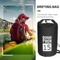 thumbnail image 4 of Niovtt Waterproof Dry Bag Pack Sack Swimming Kayaking River Trekking (15L Black), 4 of 6