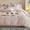 C, variant on Fresh and Elegant 4-Piece Cartoon 3D Embroidered Bedding Set - Soft Long-Staple Cotton for Kids' Rooms