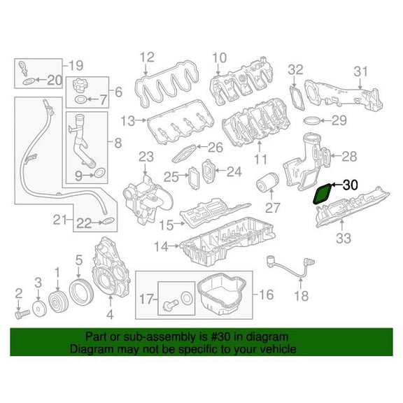 GM 97363570 Gasket-Ctr Int Manif