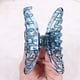 thumbnail image 5 of Pinzas para el pelo elegantes con diseño de flores, grandes, para mujeres y niñas (azul), 5 of 7