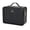 Black, variant on Large Makeup Bag with LED Mirror Leather Makeup Case with Dividers Brush Holder Cosmetic Organizer Bags