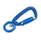 thumbnail image 3 of Paquete de 2 mosquetones giratorios con autobloqueo automático con anillos giratorios para llaveros de camping y senderismo, 3 of 6