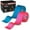 BLUE/PINK, variant on Effekt Manufaktur Kinesiology Tape Waterproof (16 ft x 2 in), 1 Roll - Elastic Physio Tape