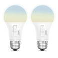 thumbnail image 3 of Feit A19 E26 (Medium) LED Bulb Color Changing 75 Watt Equivalence 2 pk, 3 of 13
