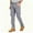 Gray, variant on hoksml Men's Multi-Pocket Cargo Pants Solid Color Straight Leg for Hiking Casual, Button and Zipper Fly Trousers