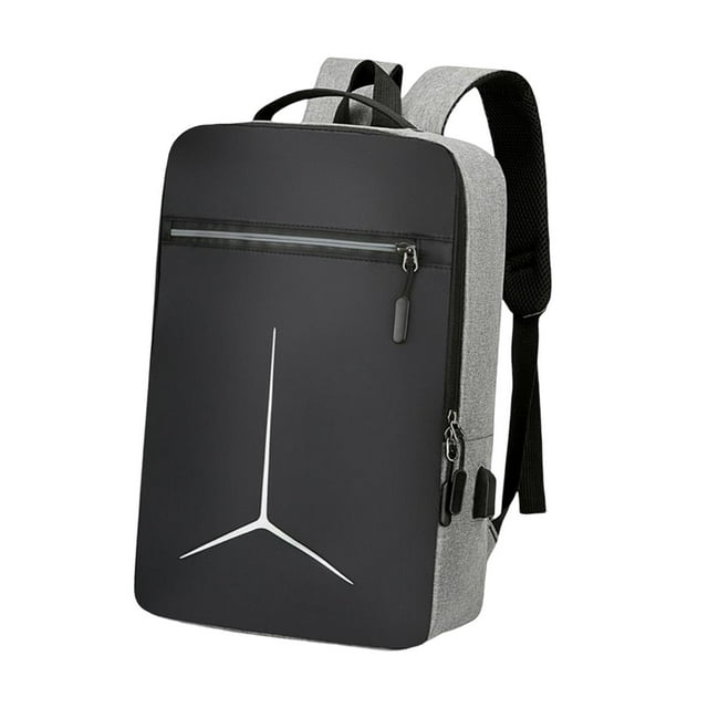 Mochila para portátil de negocios Correas de hombro ajustables y transpirables Diseño reflectante Gris jinwen Mochila para portátil