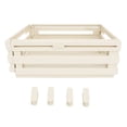 thumbnail image 2 of Retractable Storage Box 30.5 to 51.5cm, PP Stackable Organizer Bin Expandable Design for Bedroom Office Space Saving Container for Home Organization, 2 of 7