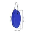 thumbnail image 2 of Uxcell Floating Keychain, Oval Key Chain Buoyant Keyrings for Boating Blue, 2 of 6