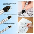thumbnail image 4 of Uxcell 3 Size Blending Stump Artist Blending Sponge Pen, 2 Set Rubbing Sponge Brush for Drawing Correction, Rose Gold, 4 of 6