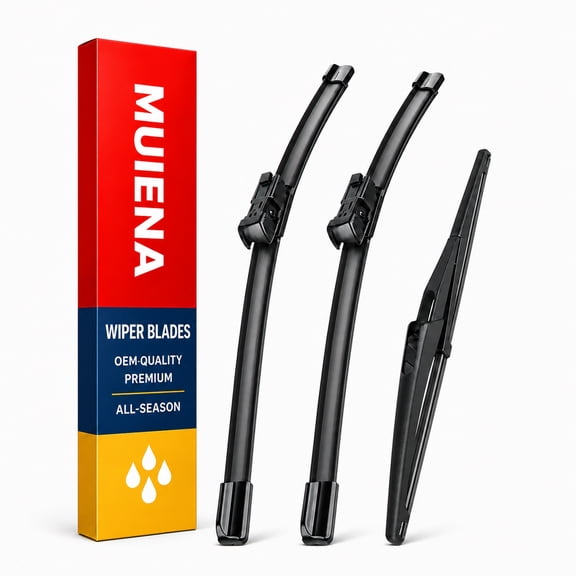 MUIENA Windshield Wipers Replacement for Lexus RX350 2016-2023,Lexus RX450h 2016-2022,OEM Quality Premium All-Season Front Rear Wiper Blades-26" 21" 16"(Pack of 3)