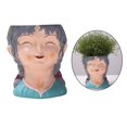 thumbnail image 1 of creativa para contenedor para niña, , , estatua, para patio, interior, oficina, decoración al aire libre Azul Macarena Macetas, 1 of 8