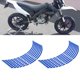 thumbnail image 1 of Pegatinas Reflectantes Para Tiras De Ruedas, Accesorios De Decoración De Motocicletas, 16 Piezas De 16 A 18 Pulgadas, Coloridas Pegatinas De Borde Retrorreflectantes, Decoración, 1 of 7