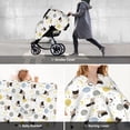 thumbnail image 6 of Daiia Cute Cat Pattern Car Seat Cover for Babies, Mom Nursing Covers Breastfeeding Scarf, Multi Use Infant Carseat Canopy for Newborn Carrier/Stroller, 6 of 9