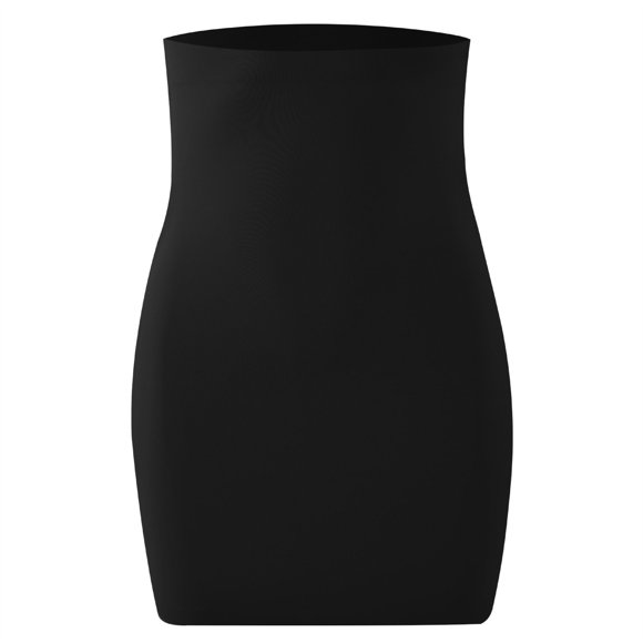 Women Summer Dresses High Waist Half Slips For Women Under Dresses Shapewear Control Slip Dress Seamless Bodyshaper Skirt