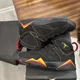 thumbnail image 2 of N I-K-E A i r-Jor-dan 7 Retro BG Citrus Black GS Size 7Y (8.5 Wmn) DQ6040-081, 2 of 6