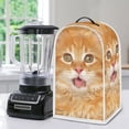 thumbnail image 5 of HELLHERO Cat Pattern Food Processor Cover 1Pcs Kitchen Blender Dust Cover Polyester Durable for Kitchen Use There is only one dust cover, 5 of 6