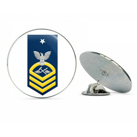 US Navy Senior Chief Gold E-8 Aviation Support Equipment Tech AS  Military Veteran USA Pride Served Gift Metal 0.75