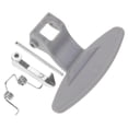 thumbnail image 2 of Washing Machine Door Handle Replacement Part for Drum Washing Machine Home Use Silver Sturdy Locking 1 Set, 2 of 4