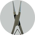 thumbnail image 3 of JEWEL TOOL 5.5" (14 cm) Stainless Steel Circular Nose Plier | Ideal for Jewelry Repair and Design | Double Spring Action, 3 of 3