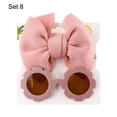 thumbnail image 1 of Bohemia Beach Bow Headwear Sun Glasses Sun Flower Glasses Kids Sunglasses Girls Headband Children Sunglasses Headband Set SET 8, 1 of 8