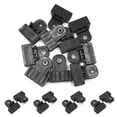 thumbnail image 4 of Unique Bargains 10Pcs Black Universal Window Glass Channel Support Holder Clips 40 x 5mm Slot, 4 of 4