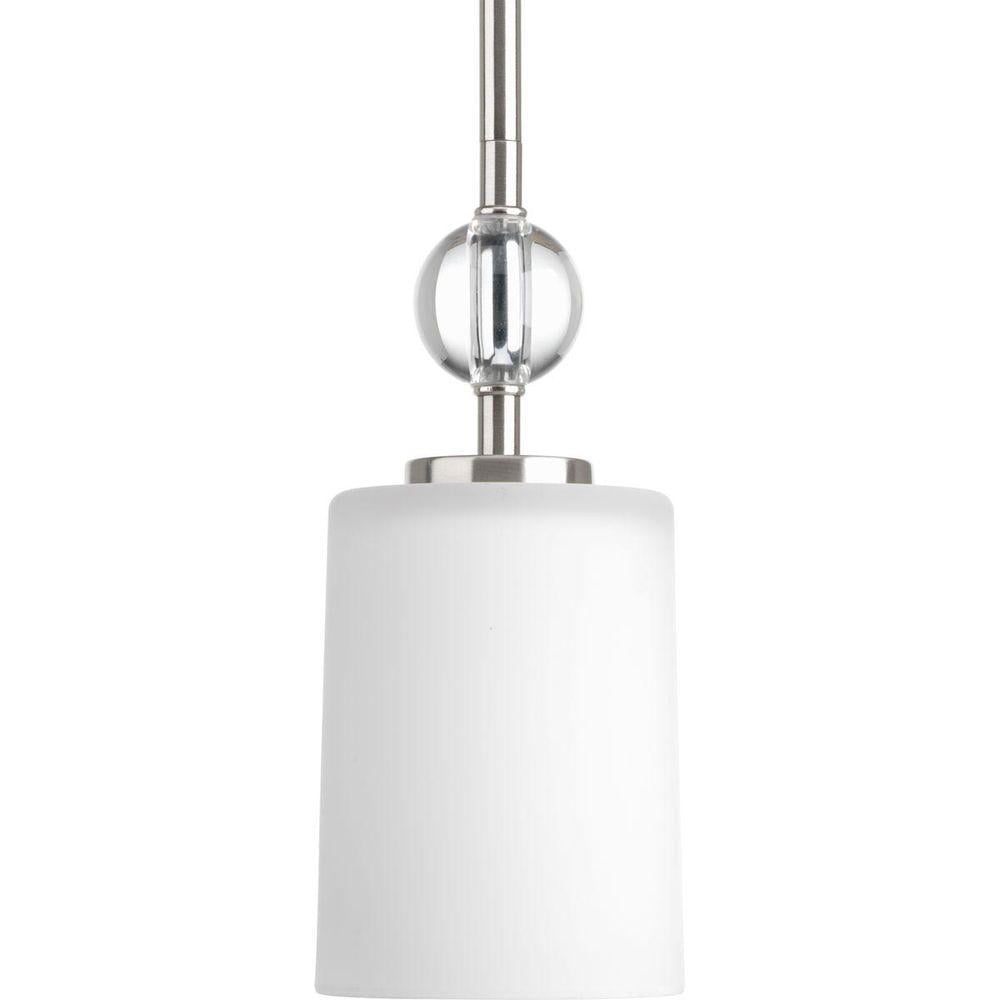 Progress Lighting Compass Collection 1 Light Brushed Nickel Mini Pendant