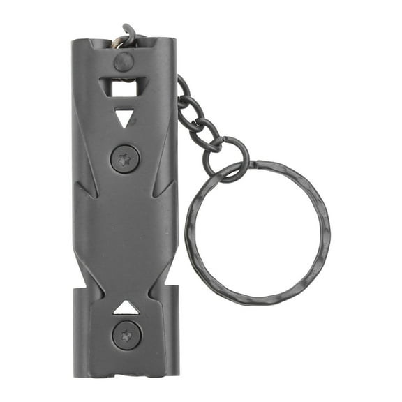 Stainless Whistle Outdoor Emergency Survival Whistles Gear Double Pipe Whistle