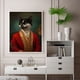 thumbnail image 2 of Cuadros Decorativos Kit de pintura al óleo de gato caballero por número, pintura acrílica DIY, arte de pared, imagen artesanal Ehuebsd Nuevos Originales, 2 of 7