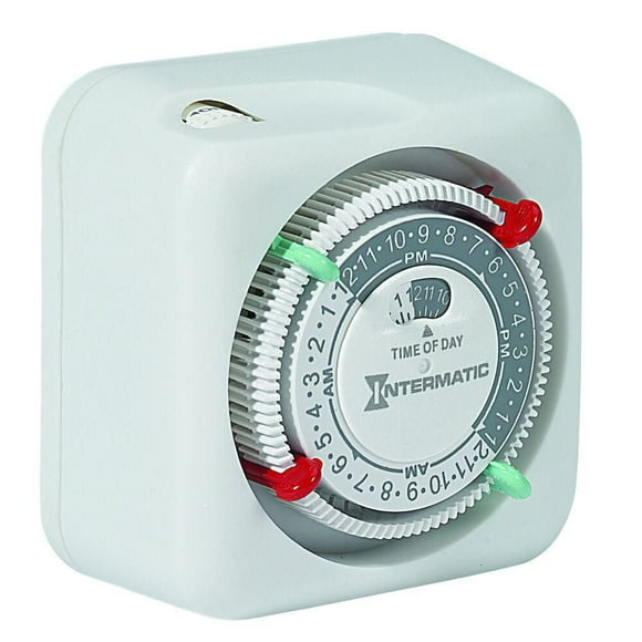Intermatic Premium Indoor Plug-in Timer with Removable Trippers